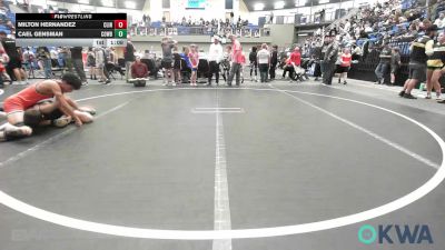 112 lbs Semifinal - Milton Hernandez, Clinton Youth Wrestling vs Cael Gensman, Cowboy Wrestling Club