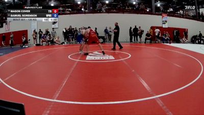 130 kg Cons. Round 5 - Mason Cover, Team Thrill Reactivated vs Samuel Sorenson, West Point Wrestling Club