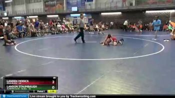 85 lbs Round 1 (16 Team) - Landon Staumbaugh, Alabama Elite - Black&nbsp; vs Landen Modica, NOLA Black