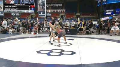 126 lbs Cons. Sub-rd Of 32 - Deacon Gibbs, Indiana vs Drake Wisvary, Idaho