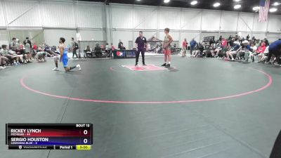 157 lbs Quarters & 1st Wb (16 Team) - Rickey Lynch, Michigan vs Sergio Houston, Louisiana Blue