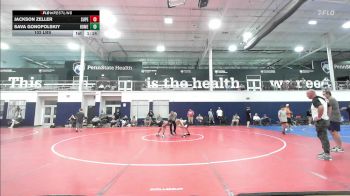 102 lbs Semifinal - Jackson Zeller, Superior Black - HSC vs Sava Gonopolskiy, Homegrown White - HSC