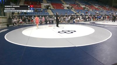 94 lbs Cons. Sub-rd Of 16 - Dominick Sindone, Michigan vs Kamari Tate, Illinois
