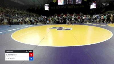 106 lbs Rnd Of 16 - Gunner Samora, NM vs Hunter Hurl, UT