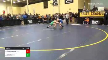 102 lbs Prelims - Jacob Sombronski, United vs Jack White, Greensburg Salem