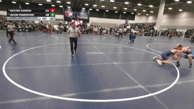 144 lbs Cons. Sub-quarters - Jacob Penzkover, LaCrosse Area Wrestlers vs Dexter Karron, Owasso Takedown Club