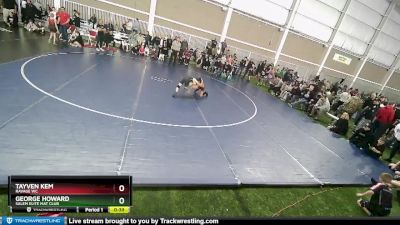 70 lbs Quarterfinal - Tayven Kem, Ravage WC vs George Howard, Salem Elite Mat Club