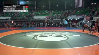 5A 120 lbs 3rd Place Match - Roman Coker, Corner vs Aiden Ballance, Saint Clair County