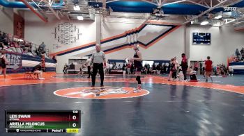 130 lbs Champ. Round 2 - Ariella Miloncus, Springfield [Coop] vs Lexi Swain, Ottawa