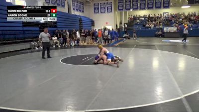 141 lbs Champ. Round 1 - Owen Becker, Wisconsin-Platteville vs Aaron Boone, Loras