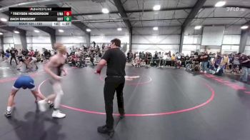 120 lbs Quarterfinal - Zach Gregory, South vs Treysen Henderson, Lyman