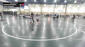 84 lbs Rr Rnd 2 - Konstantino Marinis, Caveman Wrestling vs Harley Charroin, SONS OF THUNDER