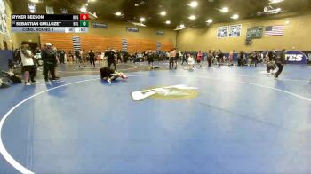 285 lbs Cons. Round 4 - Ryker Beeson, Hughson vs Sebastian Guillozet, Bullard