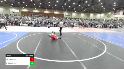 87 lbs Semifinal - Carter Kruse, Nestucca Valley WC vs Ladd Riopel, Spearfish Youth Wrestling