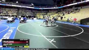 120 Class 1 lbs Champ. Round 1 - Dillan Chisam, St. Pius X (Kansas City) vs Nolan Laux, Fatima