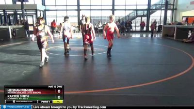 B-15 lbs Cons. Semi - Heisman Penner, Western Dubuque Little Bobcats vs Karter Smith, Alburnett Mat Pack