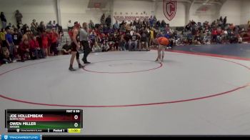 132 lbs Cons. Round 3 - Joe Hollembeak, North Fork vs Owen Miller, Hayden