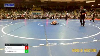 52 lbs Consi Of 16 #2 - Ryker Polk, Great Bridge vs Frank Molinaro, Rising Sun Wrestling Club