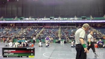 2A 126 lbs Champ. Round 1 - Josh Hammac, Mt Pleasant vs Alex Lopez, Rutherfordton-Spindale