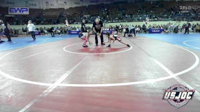 75 lbs Consolation - Emmeline Bowerman, Plainview Youth Wrestling Club vs Emmi Wood, South Central Punisher Wrestling Club