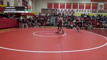 215 lbs 3rd Place Match - Kyler Jensen, Solon vs Carter Eddy, Independence