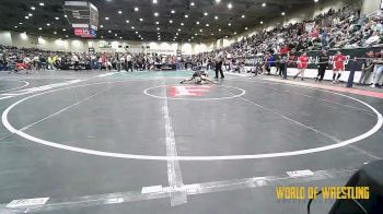 125 lbs Consi Of 64 #1 - Gabriel Olveda, Mad Dawg Wrestling Club vs Makiah Villa, Nevada Elite