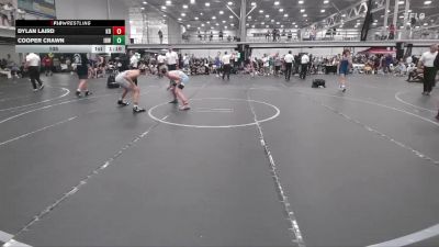 105 lbs Round 3 (10 Team) - Cooper Crawn, Iron Horse White vs Dylan Laird, Kraken Black
