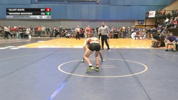 2 - 150 lbs Quarterfinal - Braeden Martinez, Strasburg vs Elliot Waite, Nottoway