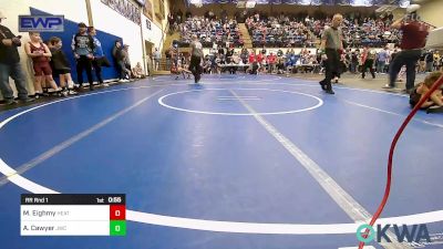 61 lbs Rr Rnd 1 - Mackenzie Eighmy, Heat vs Achilles Cawyer, Jay Wrestling Club