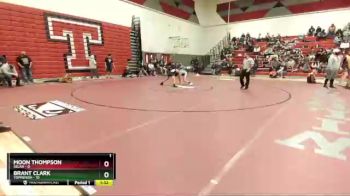 126 lbs Semis & 1st Wrestleback (8 Team) - Brant Clark, Toppenish vs Moon Thompson, Selah