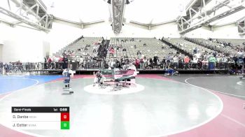 73-M lbs Semifinal - Derek Danbe, RedNose Wrestling School vs Joey Cotter, Newtown (CT) Youth Wrestling