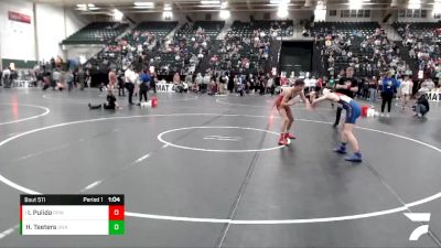 132 lbs Quarterfinal - Israel Pulido, Pikes Peak Warriors vs Hunter Teeters, Unattached