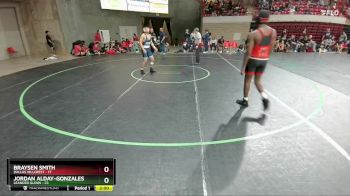165 lbs Semis (4 Team) - Jordan Alday-Gonzales, Leander Glenn vs Braysen Smith, Dallas Hillcrest