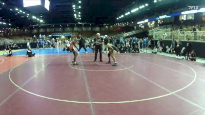 140 lbs Champ. Round 2 - Laraina Hill, Lincoln Park Academy vs Kailani Barrientos, Oakleaf