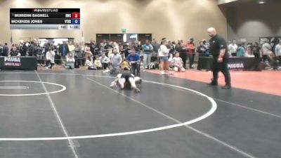 85 lbs Champ. Round 3 - Muirenn Bagnell, River Wrestling Club vs McKenzie Jones, VTUSAW