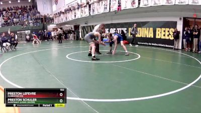 132 lbs Quarterfinal - Preston Schuler, Olentangy (Lewis Center) vs Preston Lefevre, Clarkston (MI)