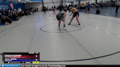 207 lbs Cons. Round 2 - Teagan McKinnie, Wisconsin Stevens Point vs Toyia Grifin, Upper Iowa