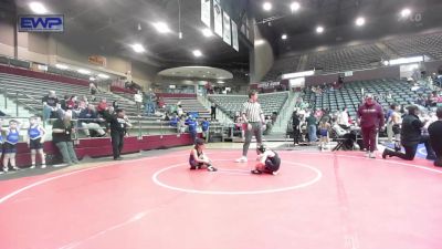 60 lbs Rr Rnd 1 - Ezra Eason, Lonoke Youth Wrestling vs Peyton Hooten, Lonoke Youth Wrestling