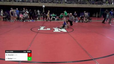 80 lbs Consi-qtrs - Jaxson Weber, Sparta vs Dylan Kessler, Glen Mills