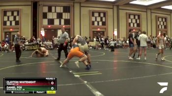 220 lbs Round 3 (6 Team) - Clayton Whitenight, Town WC vs Daniel Fox, Wyalusing Plus