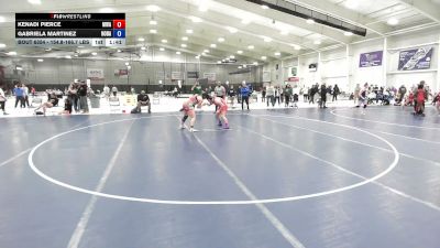 154.8-166.7 lbs Champ. Round 3 - Kenadi Pierce, M3 Wrestling Academy vs Gabriela Martinez, North Dakota