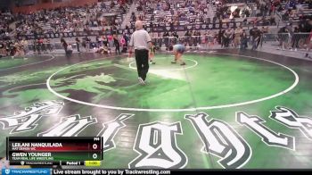 112 lbs Semifinal - Leilani Nanquilada, Mat Demon WC vs Gwen Younger, Team Real Life Wrestling