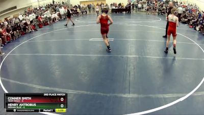 80 lbs Finals (8 Team) - Henry Antrobus, Indiana Blue vs Conner Smith, Team Texas