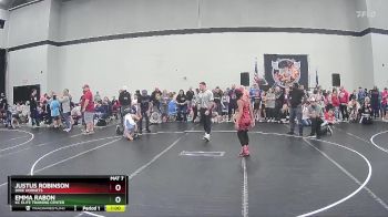 100/105 Round 3 - Justus Robinson, Dixie Hornets vs Emma Rabon, Kc Elite Training Center