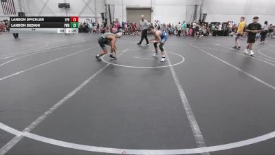 98 lbs Round 1 (4 Team) - Landon Sedani, Prime Wrestling Black vs Landon Spickler, EP Rattlers