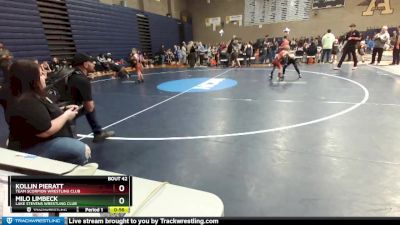 62 lbs Round 1 - Milo Limbeck, Lake Stevens Wrestling Club vs Kollin Pieratt, Team Scorpion Wrestling Club