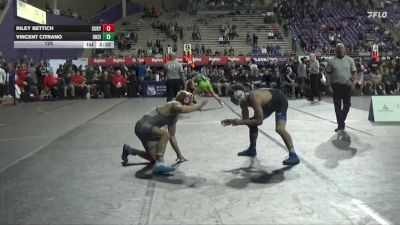 125 lbs Placement Matches (16 Team) - Vincent Citrano, Oklahoma City vs Riley Bettich, Cumberlands (Ky.)