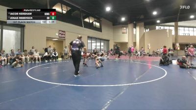 138 lbs 1st Place Match - Jonas Rebstock, Boumans Wrestling vs Jacob Kershaw, North DeSoto Wrestling Academy
