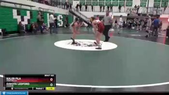 132 lbs Quarterfinal - Dakota Ledford, Laramie vs Kaleb Fila, Star Valley