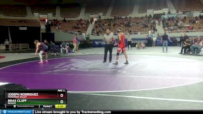 D4-126 lbs Quarterfinal - Joseph Rodriguez, Monument Valley vs Brax Cluff, Benson